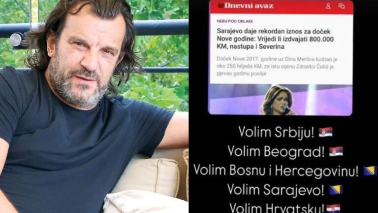 Aca Lukas o dočeku Nove godine u Sarajevu: Pjevat ću ja džaba umjesto Severine