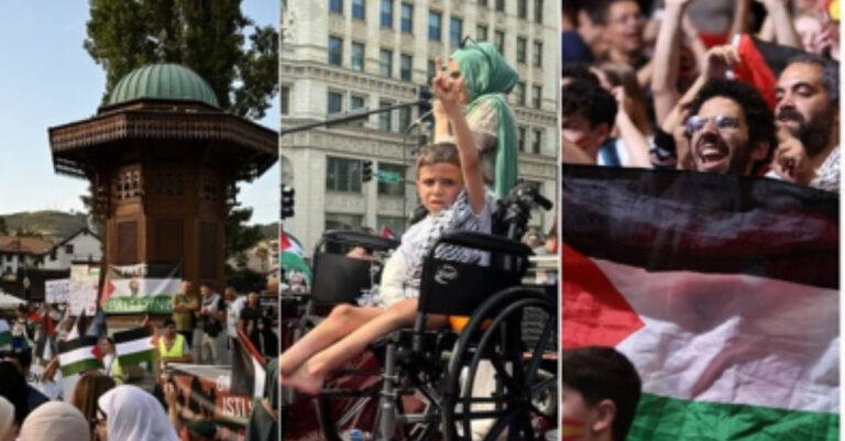 Gradovi širom svijeta jučer su se ujedinili u borbi za slobodu Palestine