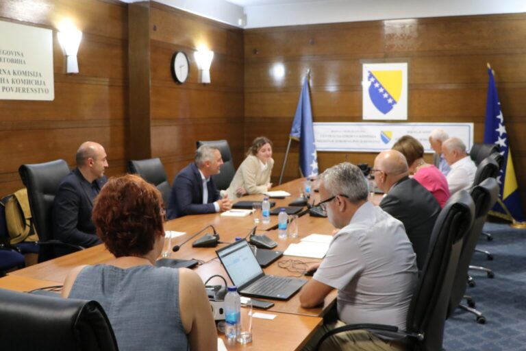 Izborna pomoć: Delegacija Vijeća Evrope posjetila Centralnu izbornu komisiju BiH