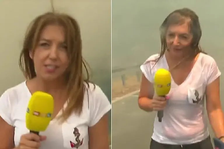 SKANDAL | Neočekivana situacija u Dalmaciji: Reporterku RTL-a kanader zalio vodom