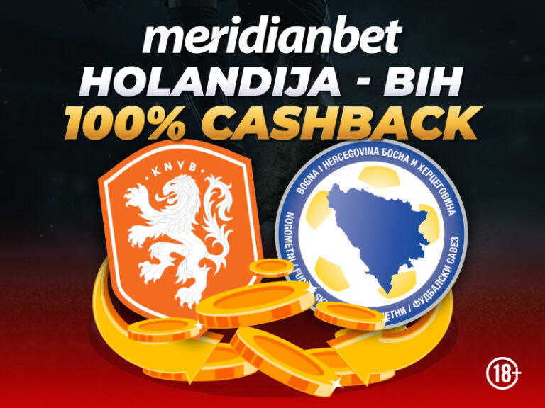Nevjerovatna ponuda: Odigrajte bilo koji singl sa meča Holandija-BiH i ako promašite, dobijate 100% cashbacka