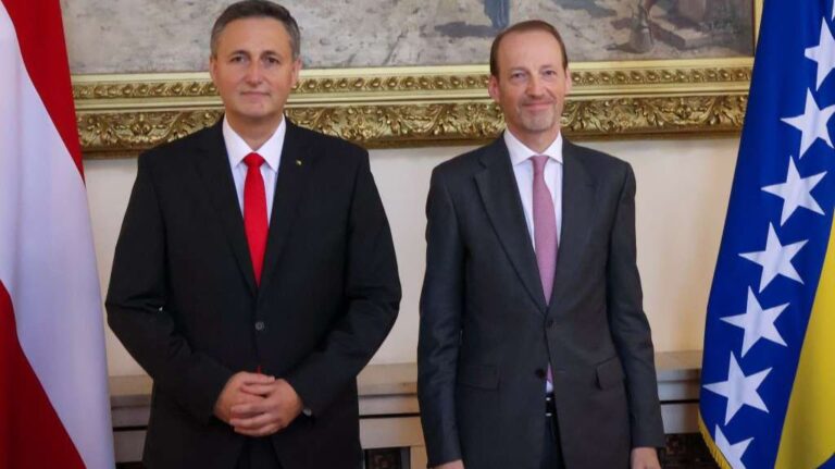 Bećirović i novi ambasador Austrije ukazali na pozitivan trend robne razmjene BiH i Austrije
