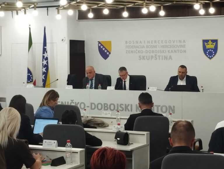 Saopćenje sa 30. sjednice Skupštine Zeničko-dobojskog kantona 
