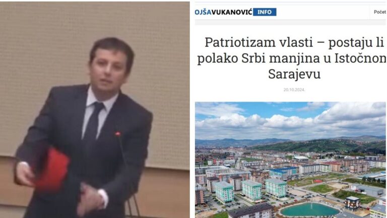 KARADŽIĆ BI SE POSTIDIO | Skandalozna objava Nebojše Vukanovića, smetaju mu Bošnjaci u Istočnom Sarajevu: “Imaju čak 700 stanova!”