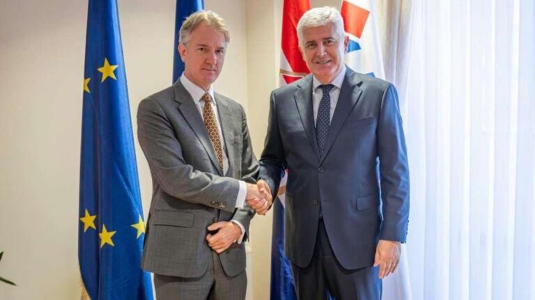 O EVROPSKOM PUTU | Ambasador Rajli održao sastanke s Čovićem i predsjednicom Vlade HNK-a