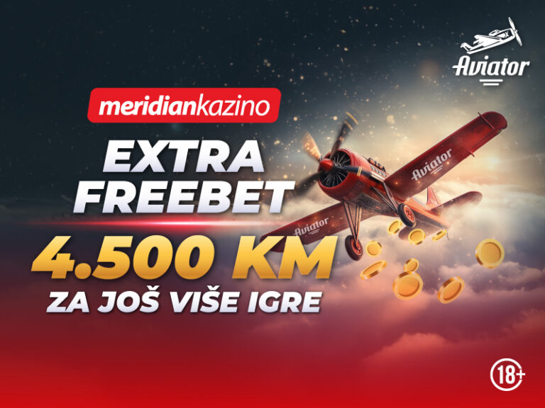 MERIDIAN KAZINO: Aviator let vodi te po extra freebet