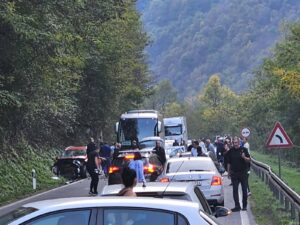 Teška nesreća na M-17 kod Vranduka, ima povrijeđenih 