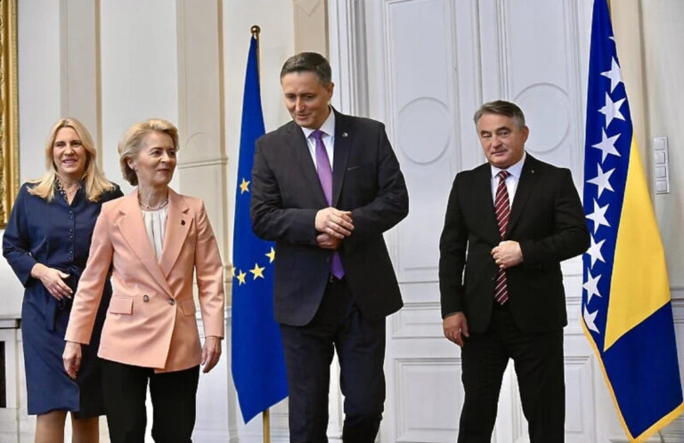 Članovi Predsjedništva BiH primili predsjednicu Evropske komisije Ursulu von der Leyen