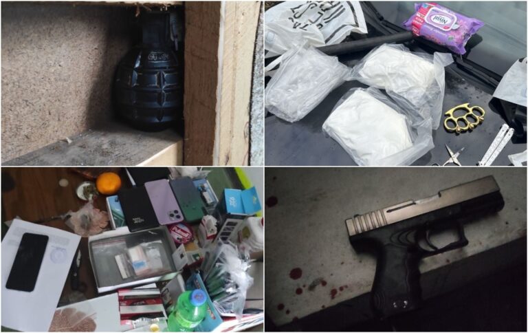 MUP ZDK uhapsio tri osobe u Zenici, Tešnju i Olovu: Pronađena droga, gasni pištolji, ručna bomba…