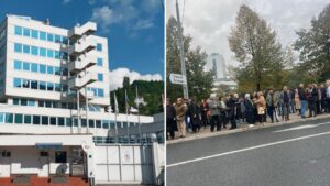 NAROD DIGAO GLAS | Počeli protesti ispred OHR-a: Blokiran saobraćaj, protestuje nekoliko stotina ljudi
