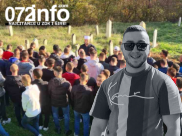 TUGA I BOL U ZENICI: Klanjana dženaza i obavljen ukop Emrahu Aliću koji je smrtno stradao u teškoj nesreći (FOTO)