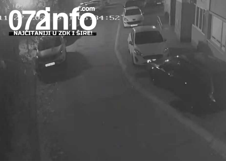 Obijena dva automobila u Zenici: Građani traže pomoć u pronalasku počinilaca (VIDEO)