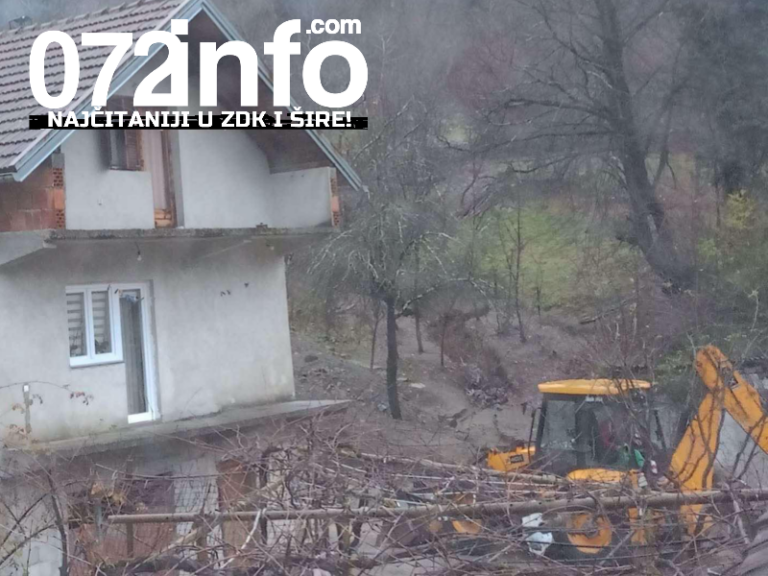 Teška situacija u Mircima kod Jablanice: Zatrpane kuće, mašine rade neprekidno