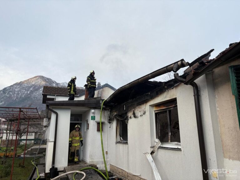 Veliki požar pogodio porodičnu kuću u Jablanici