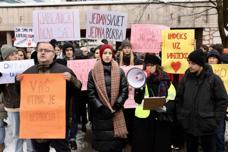 Bosanskohercegovački studenti: Zašto šutite na domaće probleme, a dižete glas za Srbiju?