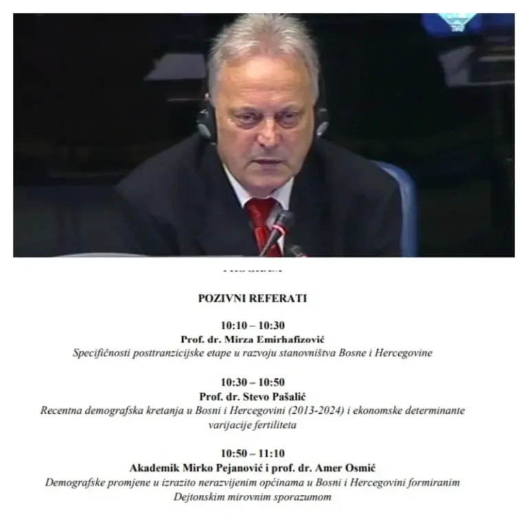 Skandal! Zašto je ANU BiH ugostila Karadžićevog demografa!?