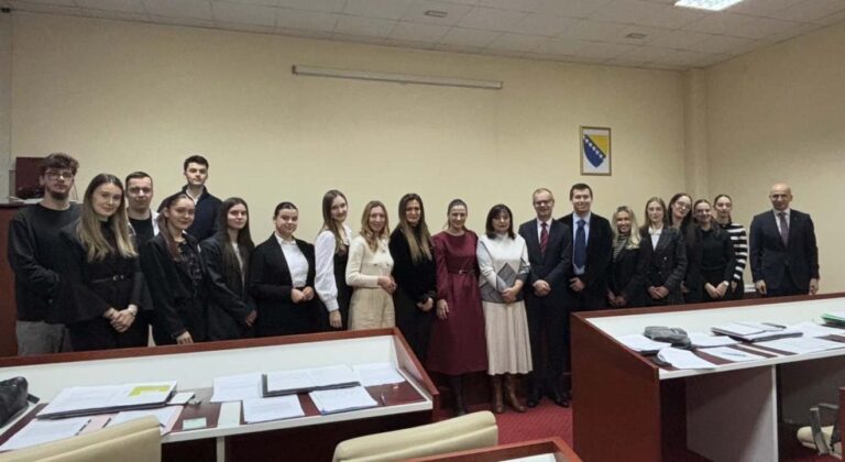 Simulacija suđenja na Pravnoj klinici „Vještine zastupanja u krivičnim predmetima“