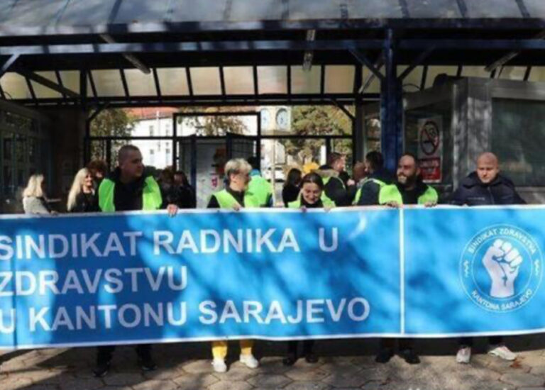 Medicinari ispred Vlade FBiH: Imamo informaciju da će KCUS 2024. završiti sa minusom od 11 miliona KM