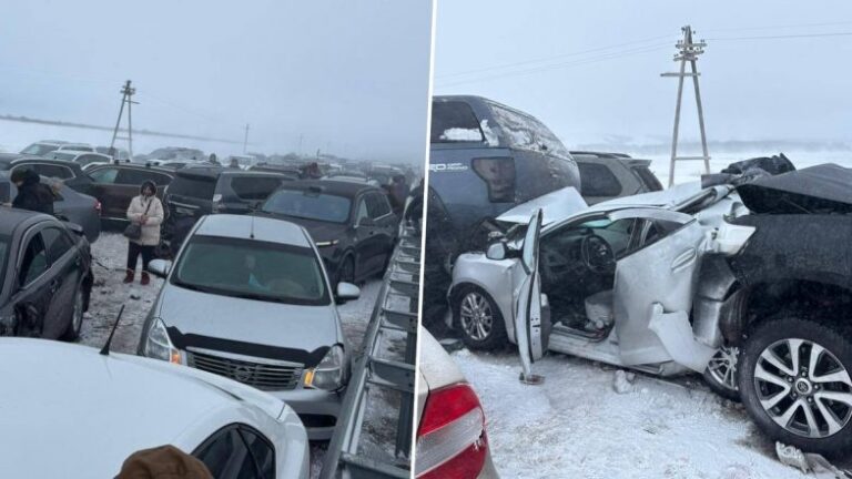 Lančani sudar oko 100 vozila u Kazahstanu