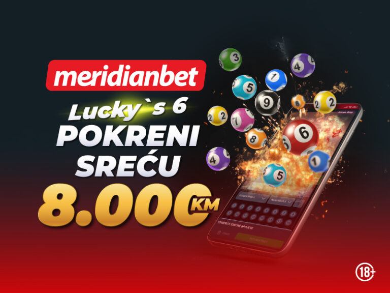 NEODOLJIVA ŠANSA ZA SREĆU: Lucky’s 6 kombinacijama do 8.000 KM