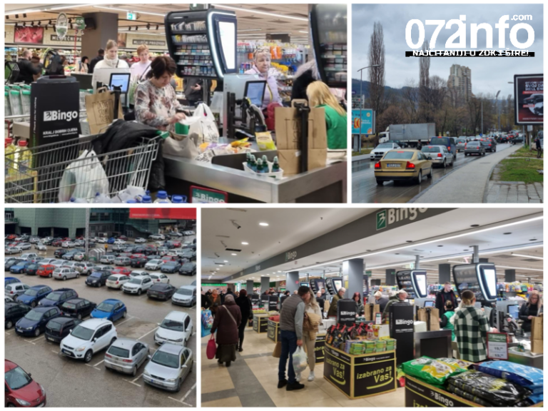 U ZENICI SE OSJETI DOLAZAK RAMAZANA: Gužve u šoping centru, pune ulice, parking mjesta gotovo da nema i atmosfera zajedništva (FOTO)
