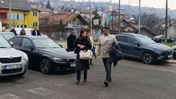 Elvis Keljmendi i Ajlin Ahmić stigli u Sud BiH