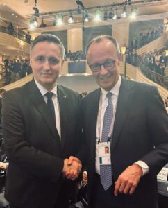 Bećirović razgovarao s liderima CDU i CSU
