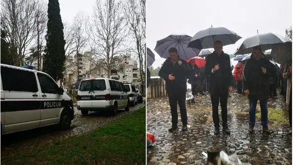 Antifašisti posjetili Partizansko spomen-groblje u Mostaru pod jakom policijskom pratnjom