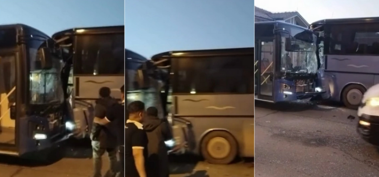 Sudar autobusa, vozač zaspao za volanom