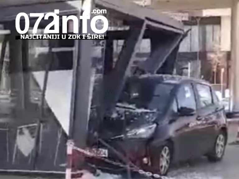 Vozačica izbjegavala drugi automobil pa se zabila u pumpu