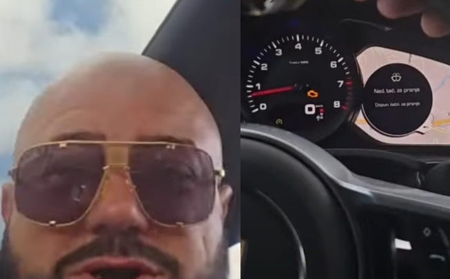 Upalila mu se lampica za gorivo na Porsche-u, Braco ga odvukao na servis u Sarajevo