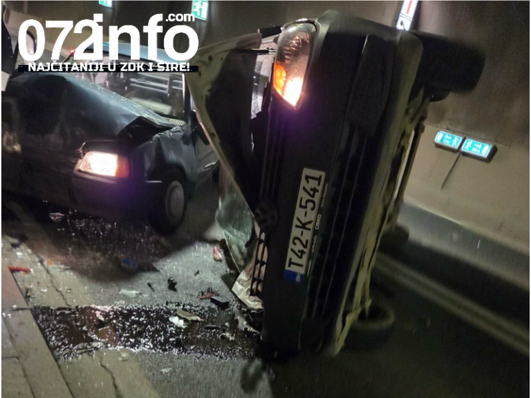 NESREĆA KOD ZENICE: Sudar tri automobila, policija i Hitna pomoć na licu mjesta