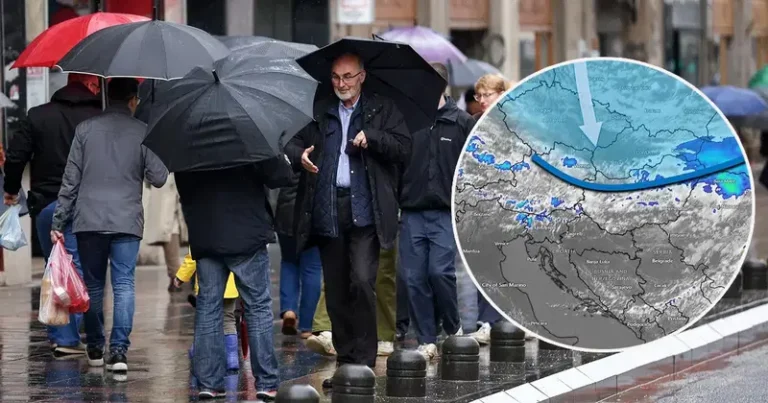U BiH je stigla hladna fronta s kišom i snijegom, evo do kada će trajati i kada će zatopliti