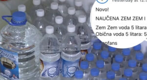 Neko u BiH prodaje Zemzem vodu. Pet litara je 100/150 KM, cijena zavisi da li želite naučenu ili “običnu” flašu