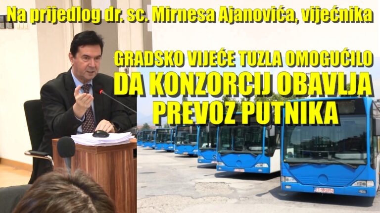 Gradsko vijeće Tuzla omogućilo da i konzorcij može obavljati prevoz putnika
