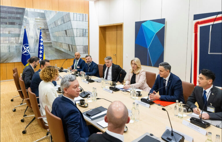 Obraćanje člana Predsjedništva BiH dr. Denisa Bećirovića na sastanku Sjevernoatlantsko vijeće (NAC) i BiH