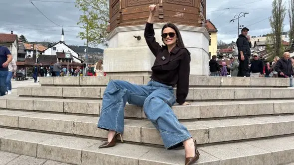 Milica Pavlović prošetala Baščaršijom: Ovo je grad po mojoj mjeri
