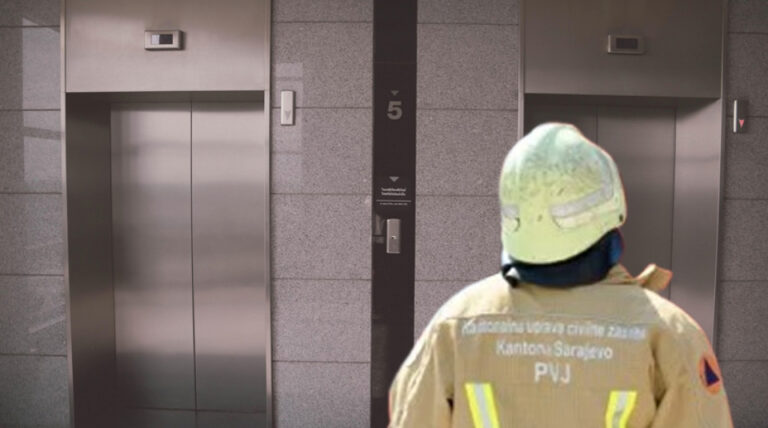 Vatrogasci ga spašavali: Na Prirodno-matematičkom fakultetu u Sarajevu mladić propao kroz lift