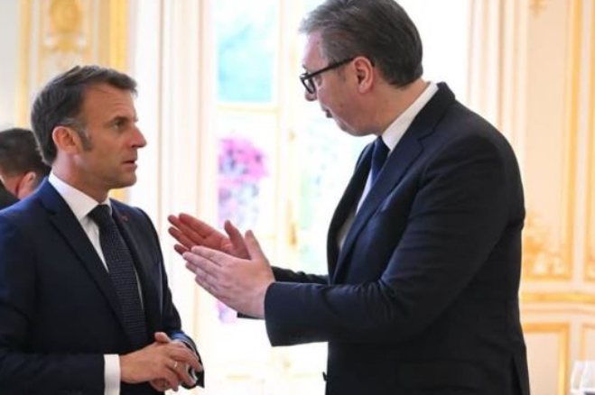 Vučić ponovo o BiH u Parizu: “Ne mogu da prihvatim hapšenje Dodika kao rješenje”