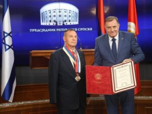 Izraelski komandant nakon odlikovanja od Dodika: Čast i privilegija, sada imam dvije otadžbine