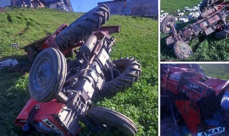 Umalo tragedija u BiH: Nakon što je ukrao traktor, skrivio saobraćajnu nesreću pa pobjegao