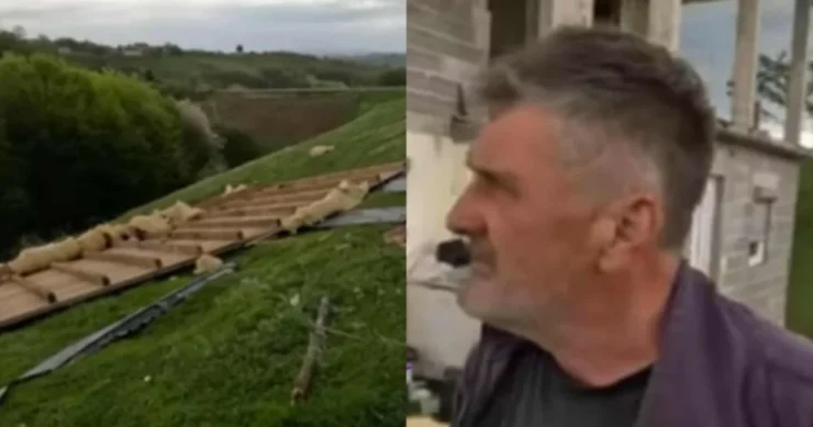 Vjetar mu odnio krov na tuđe zemljište, komšija ne da da se vrati: “Ni selam ne naziva”