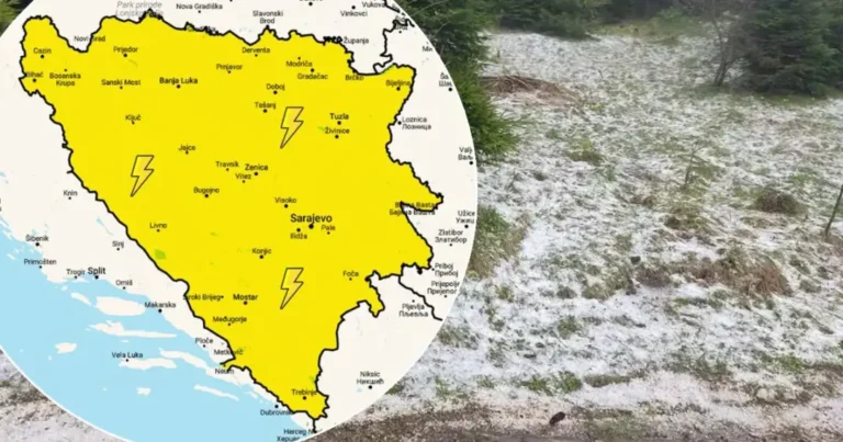 Stiže velika promjena vremena, evo u kojim dijelovima BiH je moguće jače nevrijeme