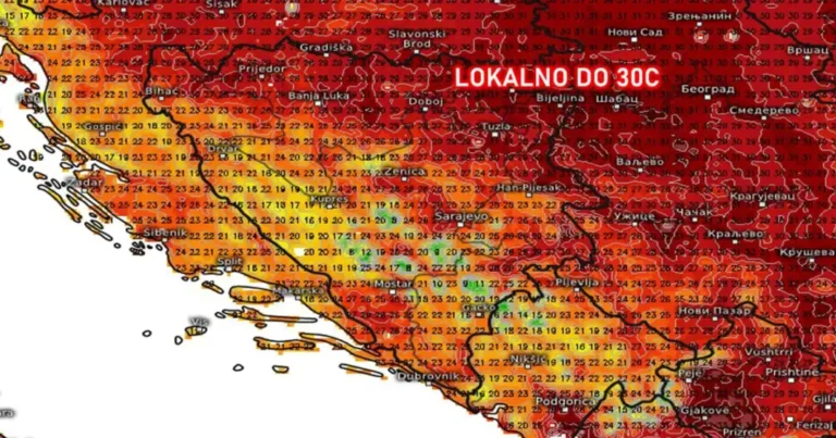 BHmeteo najavio vrelo ljetno vrijeme, biće blizu 30 stepeni