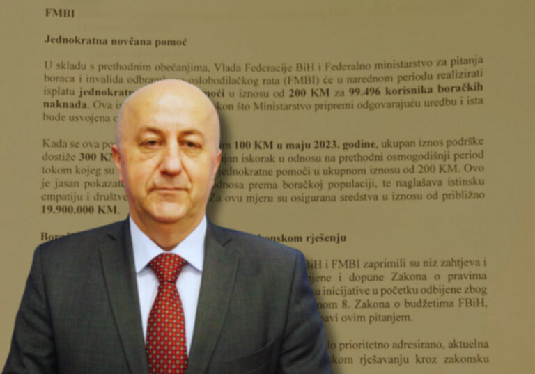 Ovo je iznos pomoći koji će dobiti boračka populacija u FBiH