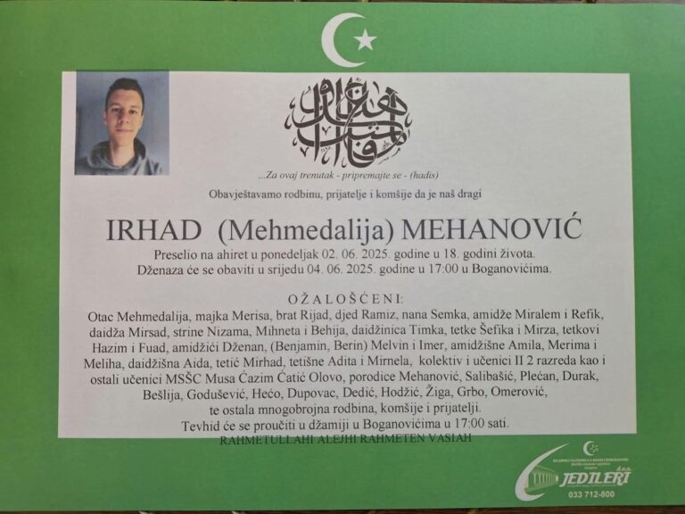 Tuga slomila Olovo: Preminuo mladić od 18 godina, zajednica u suzama