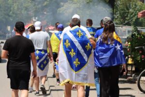 Sjajna atmosfera uoči meča protiv San Marina: Zenica u bojama BiH, poznati sastavi