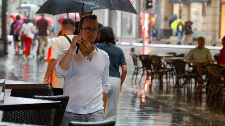Sutra nestabilno vrijeme s kišom, pljuskovima i grmljavinom