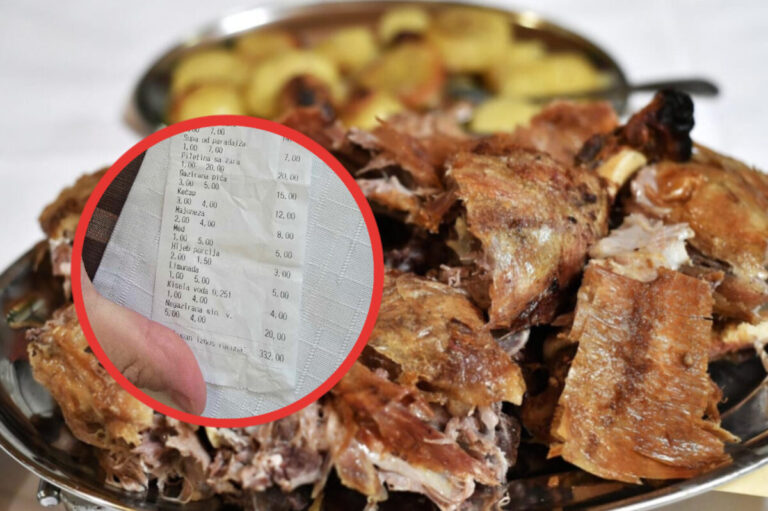Ručak za porodicu u Jablanici 332 KM: Da li je skupo pečenje?