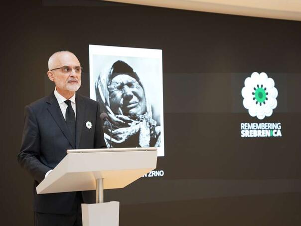 I u Briselu odata počast žrtvama Srebrenice